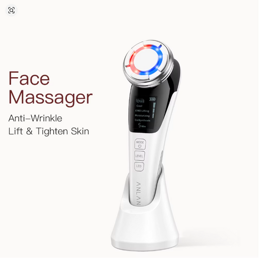 Vaelor™ - ANLAN EMS Face Massager — RF Skin Tightening & LED Light Therapy Device